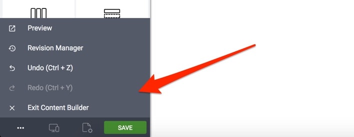 Thrive Architect Redo:undo Functions